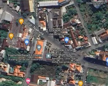 Jual tanah premium di kawasan villa di Nakula barat Legian kuta