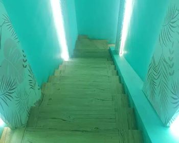 ruko palm crown taman surya palem uk 4,5 x 16,25 furnished, murah