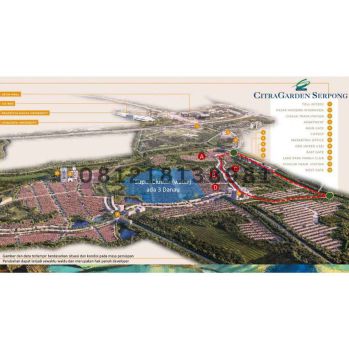 Dijual Ruko Citra Garden Serpong 2 lantai ukuran 4,5 x 10m2