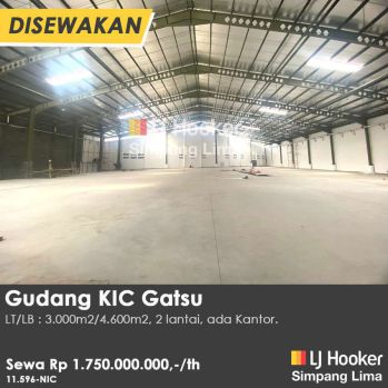 Disewakan Murah Gudang Gatot Subroto Ngaliyan Semarang