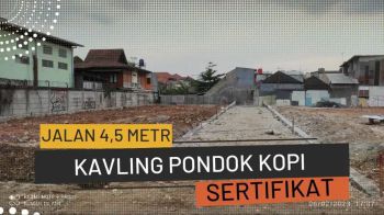 Tanah kavling murah di pondok kopi Jakarta Timur