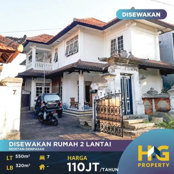 DISEWAKAN RUMAH 2 LANTAI DI SESETAN-DENPASAR