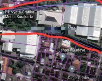 Disewakan gudang industri luas 11572m2 lokasi kartasura