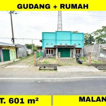 Dijual rumah dan gudang pakis malang
