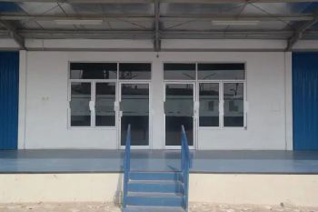 Dijual Gudang dan kantor pinggir jalan raya, SHM, Harga Nego