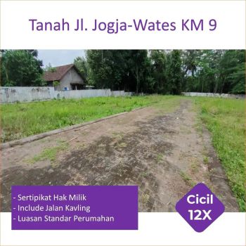 Kavling Perumahan Jogja , Lahan Efektif, Sertipikat SHM