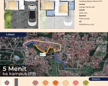 investasi kos kosan kost 2 km kampus IPB Bogor strategis auto pilot
