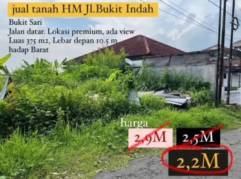 Jual Murah Tanah Dekat CitraSun Garden Bukit Sari, Bukit Indah