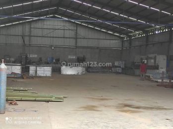 Jual cepat Gudang Sigma Kartika Tanah & Bangunan luas