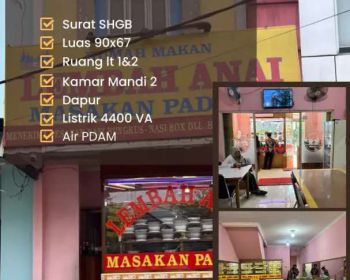 Dijual ruko di kawasan perumahan Bukit Cimanggu city kota Bogor