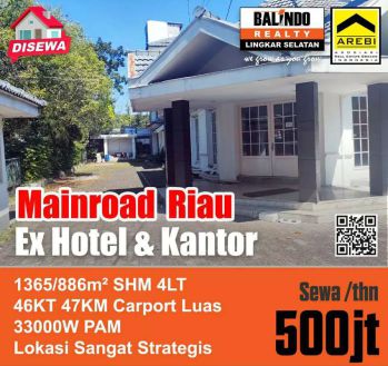 Disewakan Ruang Usaha Area Bisnis di Mainroad Riau