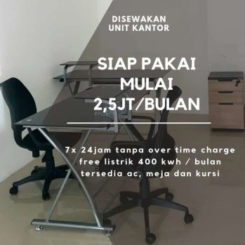 Disewakan Murah Ruang Kantor Eksklusif Surabaya Pusat Siap Pakai
