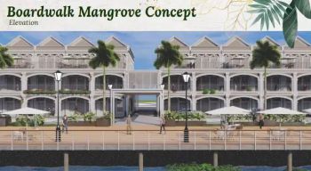 RUKO DIJUAL PIK 2 MARINA BAY PASIR PUTIH UKURAN 4.5X20 3 LANTAI ROOFTO