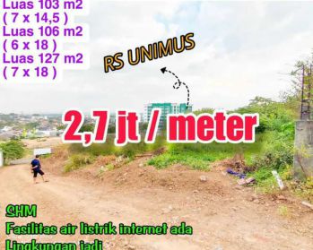 Dijual Tanah kavling dekat sekali dengan Unimus Kedungmundu Tembalang