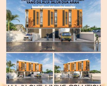 Ruko 2 lantai lokasi strategis akses jalan raya