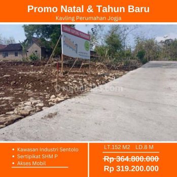 Dekat Pasar Sentolo, Kavling Kos Jogja Barat