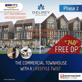 RUKO DELREY BIZTOWN BSD CITY A New Concept of Biztown 6x15 3lt 5man