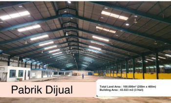 Dijual Pabrik Dan Gudang Di Cikupa Tangerang