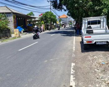 Disewakan tanah dijalan utama sedap malam kesiman denpasar timur
