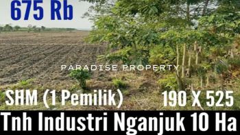 Dijual Tanah Luas Area Nganjuk