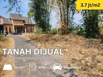 Tanah Dekat Area Suhat Kota Malang Cocok Bangun Rumah