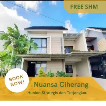 RUMAH 2 LANTAI LOKASI STRATEGIS HARGA TERMURAH! FREE DESIGN!
