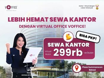 Sewa Kantor Virtual Office di Plaza Summarecon Bekasi KPP Bekasi Barat