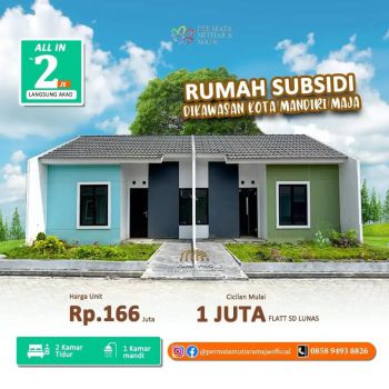 Rumah Subsidi termurah 2 Juta All In
