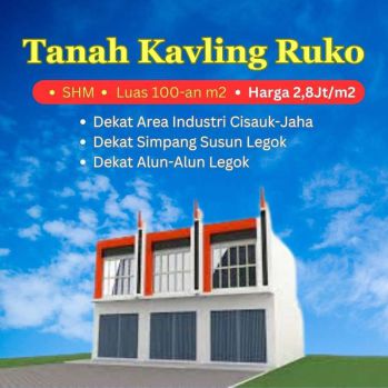 Promo Special! Tanah Kavling Pinggir Jalan Raya Hanya 200Jt-an