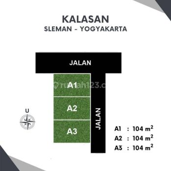 Tanah Sleman, Lingkungan Nyaman, 5 Menit Jalan Solo