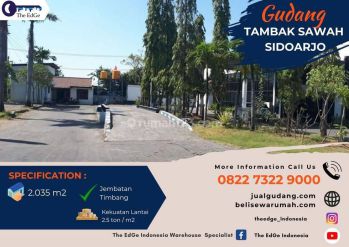 Gudang Sidoarjo Izin Industri di Tambak Sawah Minimal Sewa 1 Tahun The Edge