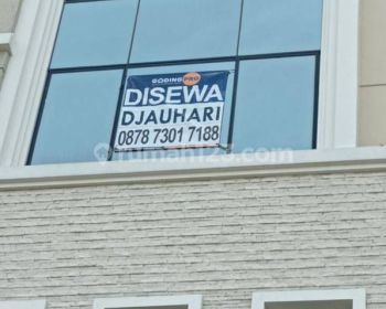 Disewakan ruko 4 lantai baru di sedayu city kelapa gading