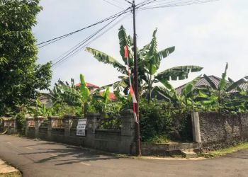 Tanah 414 m2 Murah Posisi Hook Strategis di Kedung Halang Bogor Utara
