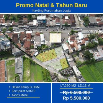 Tanah Dekat Kampus Ugm Kavling Cocok Kost Dan Paviliun