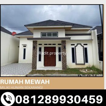Rumah cluster siap huni type 60