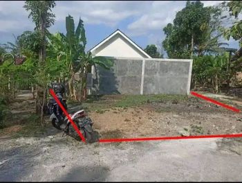 Tanah 3 muka hook 146m Balecatur 200m dr jalan raya