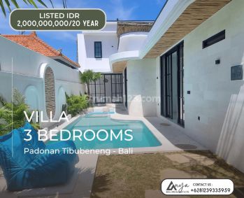 Priced At Idr 2 Billion As Lease Hold ,the Stunning Brand New Villa With 3 Semi