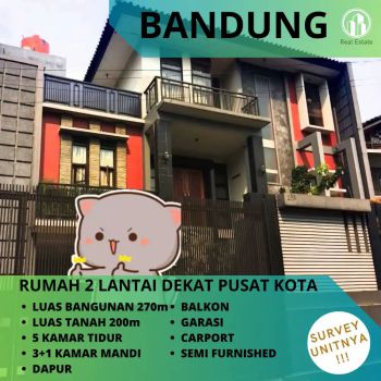 RUMAH 2 LANTAI MAINROAD CIGADUNG AKSES SANGAT MUDAH DAN DEKAT KOTA