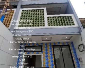 Jual rumah baru modern minimalis