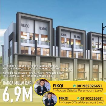 Hudson Studio Loft Hadap Boulevard Gading Serpong