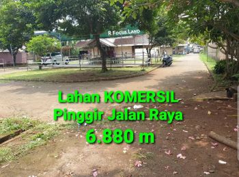 Lahan Komersial Jalan Raya Bonus 5 Rumah dekat Bintaro