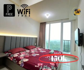 Di sewakan apartemen harian treepark bsd
