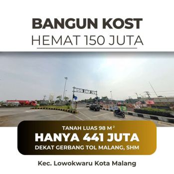 Dijual Tanah Kavling Deket Kampus UB