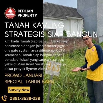 Tanah kavlingan siap bangun harga paling murah dipaasaran sekitar