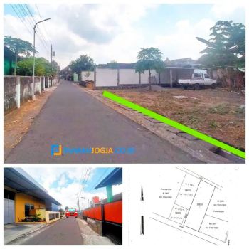 tanah area jalan kabupaten dekat BMKGA Sangat strategis