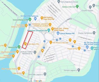 Dijual Ruko Gandeng Blok B Golf Island Pantai Indah Kapuk 9x15