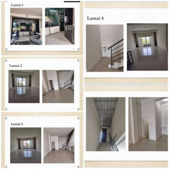 Disewakan Ruko lokasi Strategis 4 Lantai Dekat Jl.Tunjungan, Surabaya