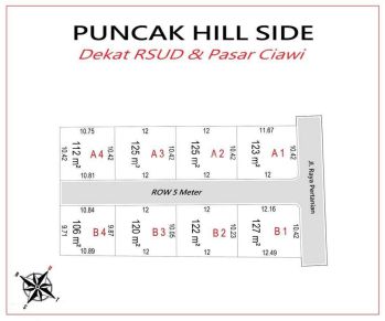 SHM Kavling Sejuk Puncak Hill Side Dekat Tajur Trand Mall Bogor