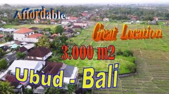 Siap Bangun di Ubud Bali Tanah Seluas 3,000 M2