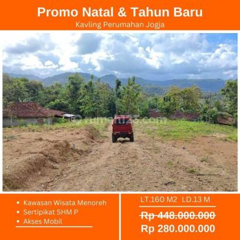 500 Meter Kopi Ingkar Janji Jogja, Tanah Villa View Bukit Menoreh